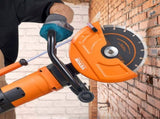 Electric Concrete Saw, 9 in, 2000 W 15 A Motor Circular Saw Cutter with 3.5 in Cutting Depth, V952-D1800W9IN35INLPBQV3