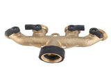 4 Way Water Hose Splitter Faucet Connector Adapter for Agricultural Irrigation American Thread V1294-YM0901-3111210110411