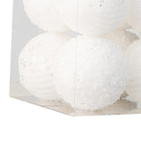 12pcs Xmas Ball Ornament Creative Lightweight Foam Xmas Tree Decorative Ball for Wedding Home V1294-YM0901-3115240094411