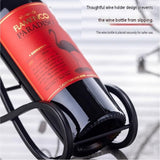 Black Electric Wine Opener and Rose gold Decorative Iron Wine Rack Set - Rechargeable Automatic V888-ELOSUNG56332-2