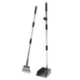 Chicken Poop Rake Scooper Kit 2 in 1 Ergonomic Design Adjustable Handle Multifunctional Litter V1294-YM0901-3111250127111