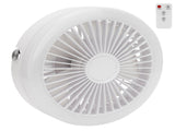 Remote Control Smart Electric Fan with 3 Gears Speed Mini Fan for Home OutdoorWhite V1294-YM0721-3113210031111