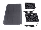 Solar Panel Exhaust Kit 10W Monocrystalline Silent Automatic Charging Solar Panel Powered Vent V1294-YM0901-3111240175511
