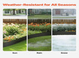 Steel Landscape, 4 Packs 40 x 6 in Rust-Resistant Metal Landscape, Bendable Garden V952-DXGJSPZ4PCS4ABKUJV0
