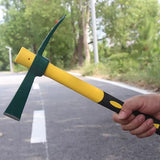 Equipment 45 Steel Pickaxe Pickaxe Outdoor Pickaxe Digging Herbs Picking Pickaxe Camping Pickaxe V1192-AZ-W-33084