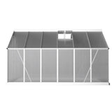 Green Fingers Greenhouse 3.6x2.5x1.95M Aluminium Polycarbonate Green House Garden Shed GH-ALU-C-362X250-AB