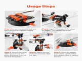 Seamless Setter, 2 Packs Granite Setter with 6 in Vacuum Suction Cups, Joiner for V952-DJDJFGDQ9027VNH2Y001V0