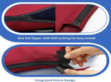 Red 600D Marine Grade Top Boot Cover, UVResistant Waterproof Oxford Storage Bag for 34 Bows V1188-MS-901-002-3