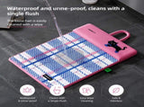 Blue Foldable Pet Cooling Mat - Double-Sided Summer Dog Bed Pad, Portable Cat Sleeping Mat with V888-ELOSUNG54950-2