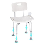 Shower Chair, Shower Seat with Back, Adjustable Height Shower Stool, Shower Chair for Inside Shower V952-LYYFXLHJPESWYQ55WV0