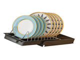 Pull Out Cabinet Organizer Stainless Steel Multifunctional Slide Out Shelves for Plates Kitchen V1294-YM0706-3118230198511