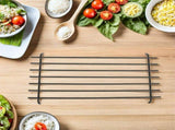 Metal Heat Resistant Trivet for Kitchen Countertop Hot Pan Protection Black V1366-AZ2-W-17487