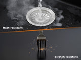 Cefito Kitchen Sink 55x45cm Granite Stone Sink Single Bowl Black SINK-STONE-A-5545-BK