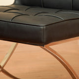 Pandora Modern Bonded Leather Dining Chair in Black V1041-JMC-1082BLACK