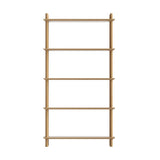 Artiss Bookshelf 5 Tiers Bookcase Display Shelves Wooden Storage Stand Rack Pine FUR-S-BSHELF-03-WD