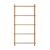 Artiss Bookshelf 5 Tiers Bookcase Display Shelves Wooden Storage Stand Rack Pine FUR-S-BSHELF-03-WD