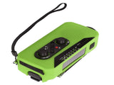 Emergency Radio Hand Power Generation Solar Radio with LED Flashlight 2000mah Charging for Camping V1294-YM0523-3115220020414