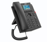 Fanvil X302-2 Wire IP Phone, 2.4-inch Color, RJ11 Interface and Supports 2-Wire Power, HD Voice, V1202-V2-IPF-2W-X302-2WIRE