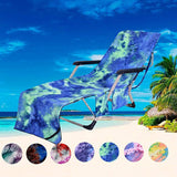 Beach Chair Cover with Side Pockets for Sunbathing, Garden V1237-ZY-203-2808