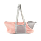 Cozy Winter Pet Carrier for Small Dogs and Cats Warm Fleece-Lined Travel Bag with Breathable Mesh, V1341-ZY-7S98VBKS-PINK