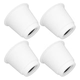 4Pcs 5 Inch Heavy Duty Round Furniture Bed Risers Lifter with Anti Slip Top for Table Chair Desk V1294-YM0715-3117220133511