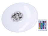 24W E27 RGB Color Changing Music Lamp with Remote Control Smart Music Speaker Ceiling Light 85265V V1294-YM0715-3119210312711