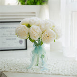 Artificial Flower Peony Fake Peony Artificial Peony Silk Peony Wedding Bouquet V1294-YM0901-JY23179-01