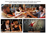 Flameless Floating Candles with Wand30 Pcs Magic LED Hanging Taper CandlesFlickering Battery V1107-129-58641