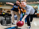 Bowling Bag for 2 Balls Portable Bowling Tote Bag with Padded Ball Holder for Double Ball and Pair V1259-DP01-A-3764