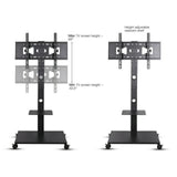 Heavy Duty Swivel Floor TV Stand Tall Corner TV Mount Stand for 32-70" LCD LED V767-U-660XZ