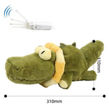 Interactive Rechargeable Electric Plush Dog Toys with Vibration and Sound Self-Playing Wiggling V1341-ZY-TKDAZG5W-CROCODILE