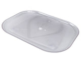 Refrigerator Turntable Organizer Transparent Rectangular Countertop Condiment Storage Rack for V1294-YM0706-3118230214812