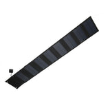 25W 5V Foldable Solar Charger Kit 8 Fold Solar Panels with 1 to 3 USB Charging Cable and Climbing V1294-YM0718-3114220058611