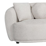 4 Seater Curved Fabric Sofa V43-SOF-DOVE