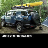 BULLET Car Roof Rack, 123 x 102 x 12cm Universal Luggage Carrier Steel Cage Vehicle Cargo V219-ATOCRBBULAS12