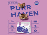 PurrHaven Green Tea Clumping Cat & Kitty Litter, 15kg ,Dust Free,Natural Flusable,Easy to XFPH-CL-GT-PL