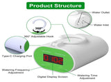 Automatic Plant Watering System Indoor Drip Irrigation Kit with Timer & Pump, Rechargeable V1107-119-09135
