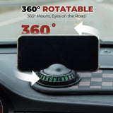 Mobile Phone Bracket Anti-Slip Mat, Multifunction Car Dashboard Mat with Temporary Parking Number, V1258-DP02-F-16