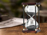 Glass Hourglass Timer, 30 Minutes Hourglass Sand Timer, for Ornament Decoration Xmas New Year V1366-AZ2-W-12542