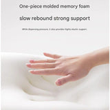 Gray Memory Foam Reading Pillow & Back Support Cushion with Adjustable Wedge, Ergonomic Neck and V888-ELOSUNG54157