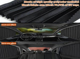 Car Window Sun Shade Magnetic Slidable Privacy Curtain Sun Protection Shield for Automotive Interior V1189-LC-QP-00548