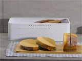 CARLA HOME Bread Bin with Bamboo Lid used as Chopping Board for Kitchen Countertop LSB-36094