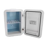 Portable Mirrored Beauty Fridge Withing 8L Mini Fridge Skin Care Makeup Storage with Mirror V1294-YM0901-3113240145612