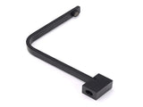 Black Gooseneck Arm High Rise Wall Mounted Bathtub Square Spout Water Outlet V1233-SP910BL