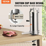 Sausage Stuffer 5LBS/3L Capacity Homemade Sausage Maker Stainless Steel V952-SDLSBXGGCJ3L10KSCV0