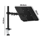 Levede Single Monitor Arm Desk Mount for 13-32 Inch Height Adjustable Black TV1018-AU