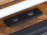 Levede Single Bed Frame Leather Headboard RGB 2 Drawers BF1064-S