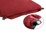 Self Inflating Mattress Sleeping Suede Mat Air Bed Camping Camp Hiking Joinable - red V610-SELS8521-RE