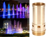 Copper Fountain Nozzle Spray Head Pond Sprinkler for Pool Music Rockery Fountain Decor2in DN50 V1294-YM0901-3111200253312