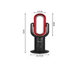 Spector Bladeless Fan Cooler Heater Red FAN1003-BKRD